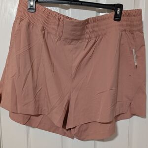 Women's Pink Quick Dry Athletic Shorts